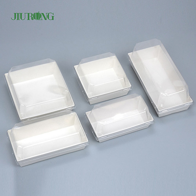 F Flute Daur Ulang Wadah Kertas Biodegradable Toko Makanan Cepat Saji OEM ODM