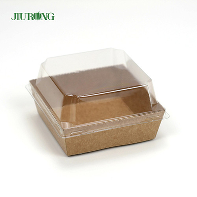 Wadah Kertas Biodegradable Bergelombang Oilproof Panjang 135mm Untuk Donat