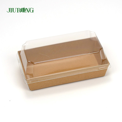 Wadah Kertas Biodegradable Bergelombang Oilproof Panjang 135mm Untuk Donat