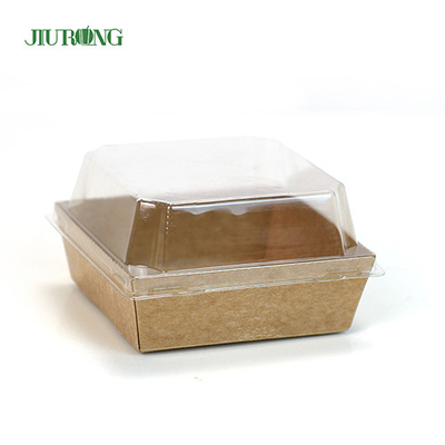 Wadah Kertas Biodegradable Bergelombang Oilproof Panjang 135mm Untuk Donat