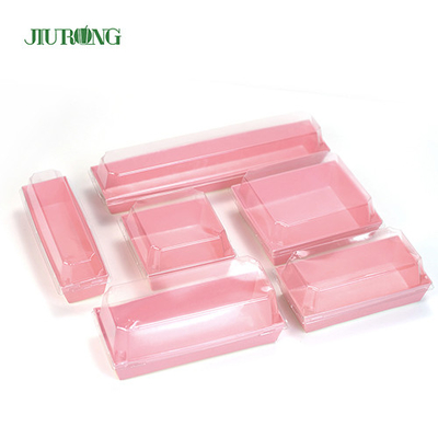 F Flute Biodegradable Paper Container 140mm Panjang Untuk Toko Makanan Cepat Saji
