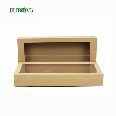 Wadah Takeaway Biodegradable Ramah Lingkungan 150mm Kertas bergelombang