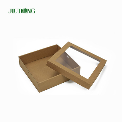 Jiurong ODM Ramah Lingkungan Kemasan Takeaway Baki Makanan Bergelombang Biodegradable