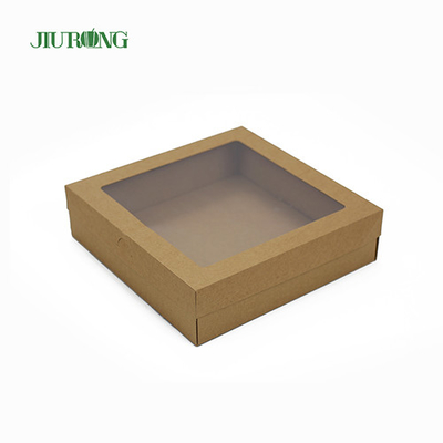 Jiurong ODM Ramah Lingkungan Kemasan Takeaway Baki Makanan Bergelombang Biodegradable
