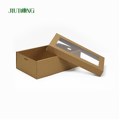 Wadah Makanan Takeaway Biodegradable Jendela Tunggal Ramah Lingkungan 2100ml