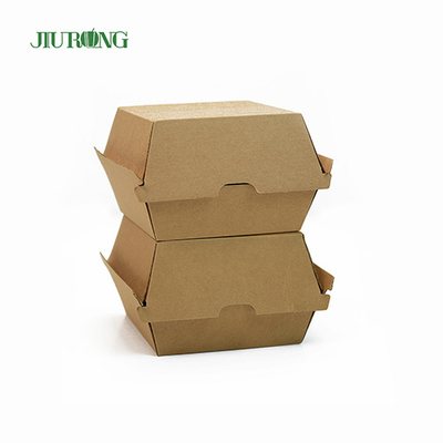 Kemasan Takeaway Ramah Lingkungan Biodegradable Nampan Perahu Kertas 500ml