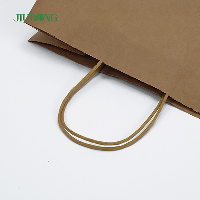 Take Away SOS Kraft Kantong Kertas Biodegradable BSCI yang dapat didaur ulang disetujui