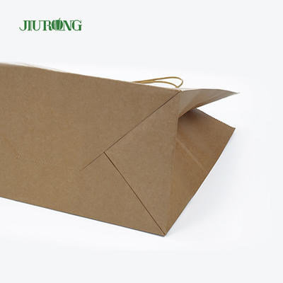 Take Away SOS Kraft Kantong Kertas Biodegradable BSCI yang dapat didaur ulang disetujui