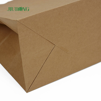 Tangani Kertas Daur Ulang Tas Biodegradable Tahan Minyak ISO9001 Disetujui