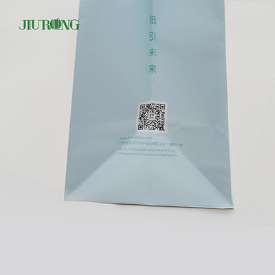 Kantong kertas kraft kustom tahan air Biodegradable Ramah lingkungan 320mm