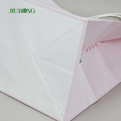 Logo Kustom Tas Kertas Biodegradable Tas Koran Ramah Lingkungan Tinggi 305mm