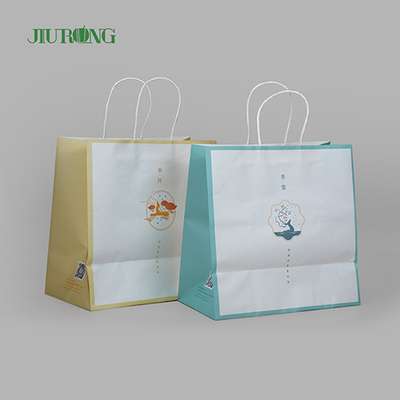 Kustom SOS Takeaway Kantong Kertas Coklat Biodegradable Ramah Lingkungan ODM