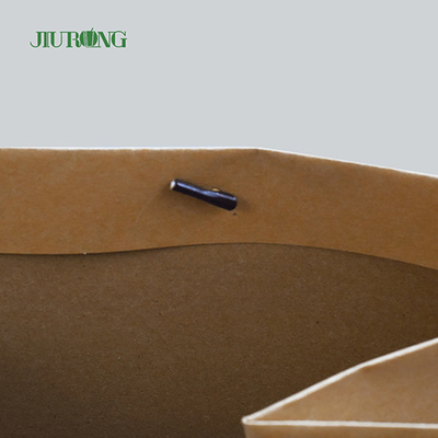 Tas Kertas Biodegradable Takeaway Tinggi 320mm Tas Kraft Ramah Lingkungan