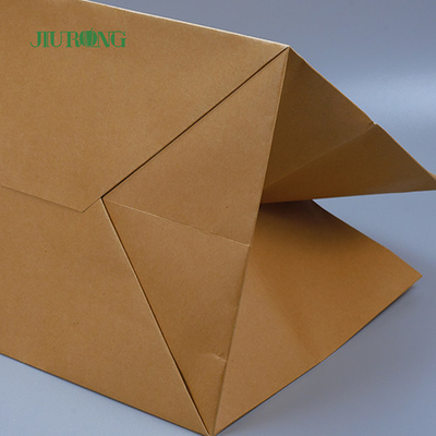 Tas Kertas Biodegradable Takeaway Tinggi 320mm Tas Kraft Ramah Lingkungan