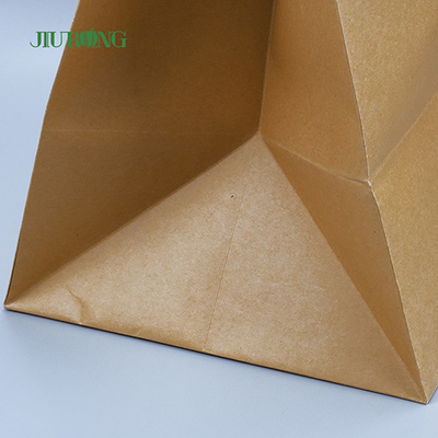 Tas Kertas Biodegradable Takeaway Tinggi 320mm Tas Kraft Ramah Lingkungan