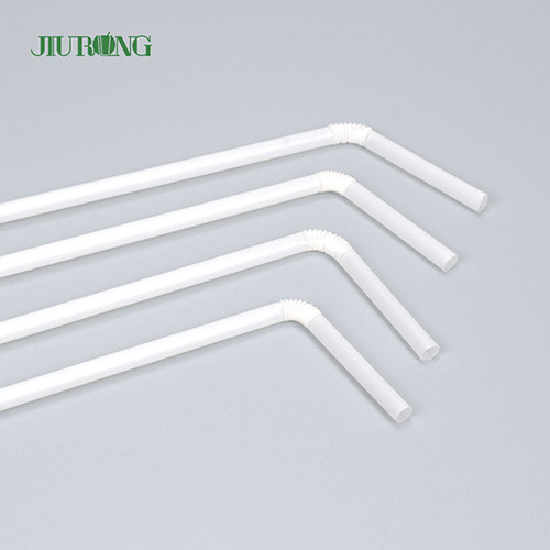 Sedotan Pla Biodegradable Ramah Lingkungan 4.6 * 150mm Kertas Sedotan Untuk Minuman Panas