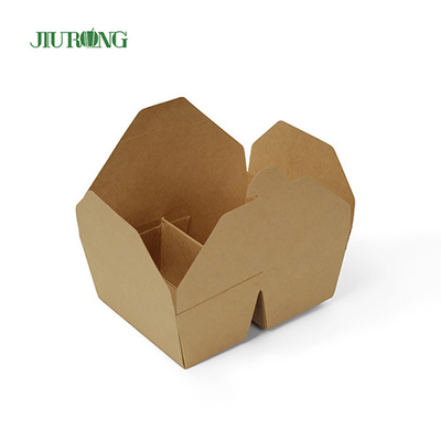 Kemasan Takeaway Wadah Kertas Biodegradable 1480ml Untuk Charcuterie