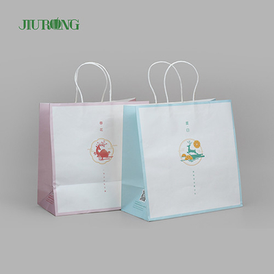 Kustom SOS Takeaway Kantong Kertas Coklat Biodegradable Ramah Lingkungan ODM